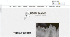 Desktop Screenshot of downmainevets.com